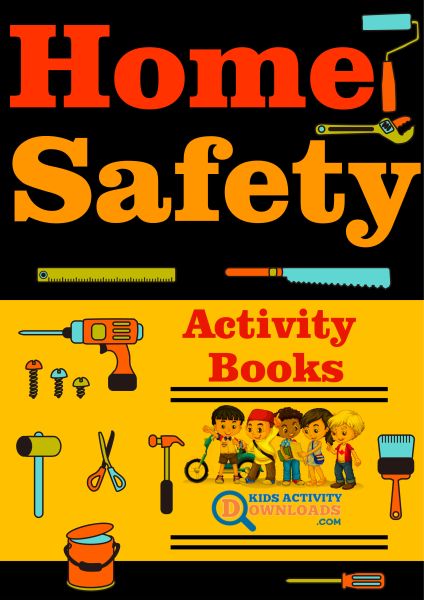 Kids Home Safety Activity Poster