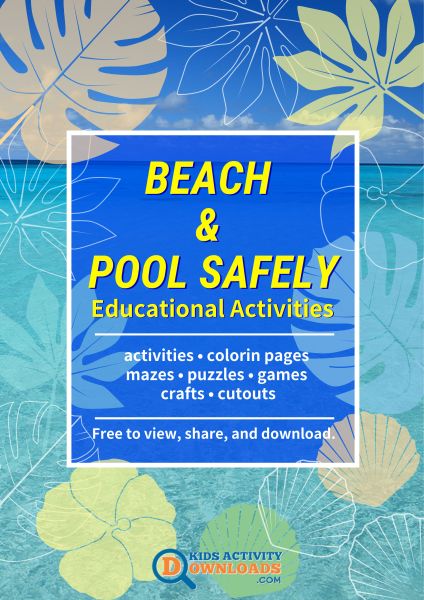 Pool Safely Activity Poster