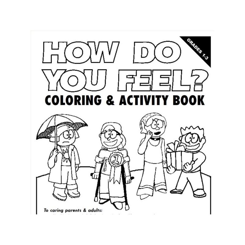 Emotional health coloring and activity book