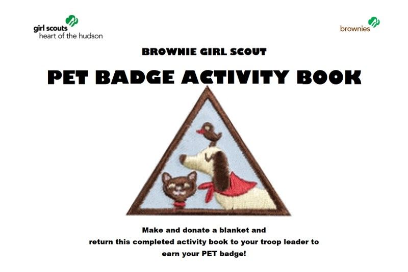 Pet Care Badge Brownie Girl Scout Activity Book