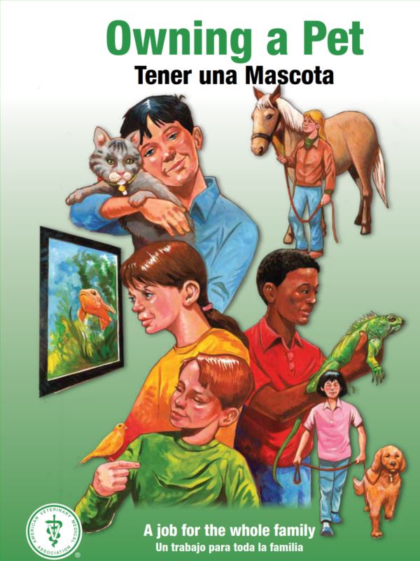  Bilingual Pet Ownership and Care Coloring Book