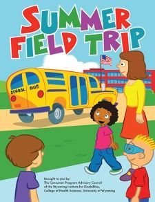 Summer Field Trip coloring book
