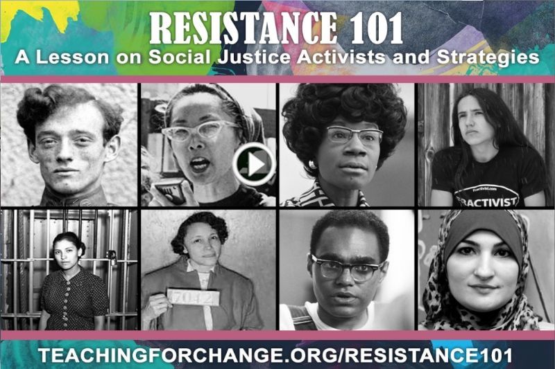 Lesson on Social Justice Activists and Strategies