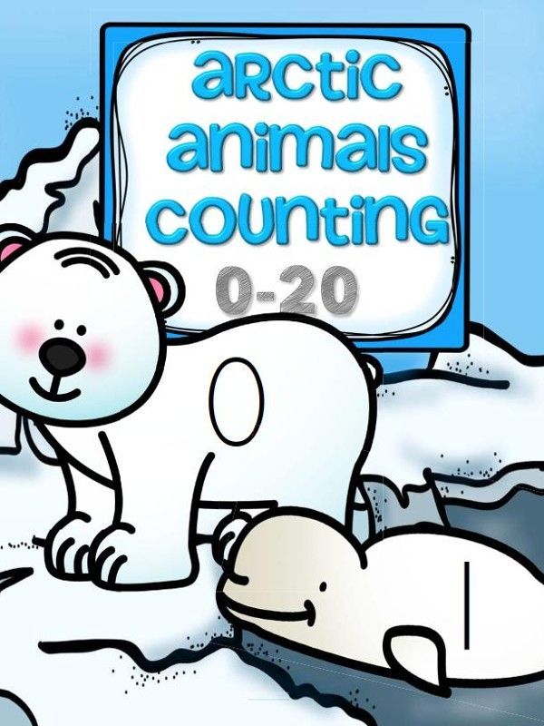  Children Arctic Animals Counting Learning Page.