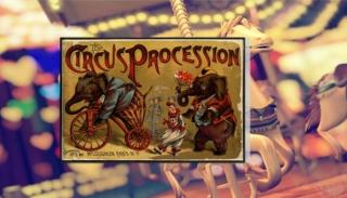 picture book the circus procession