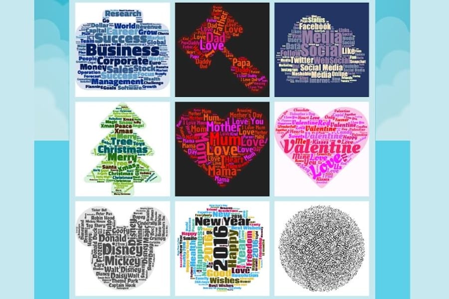 photo word cloud generator